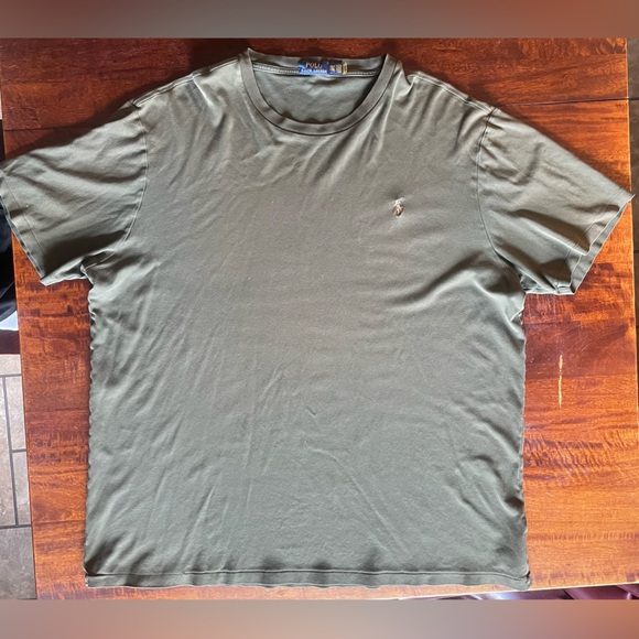 Ralph Lauren Other - Ralph Lauren Men’s Olive Green Jersey Crewneck T-Shirt Size 2x Tall Big and Tall